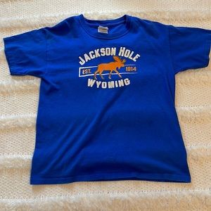 Moose T-shirt Jackson hole Wyoming youth group
